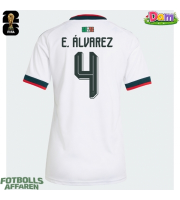 Mexiko Edson Alvarez #4 Bortatröja Kvinnor VM 2026 Kortärmad